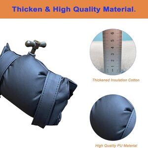 Winter Outdoor Sports & Entertainment Product Leather Faucet Antifreeze (1 Pair)